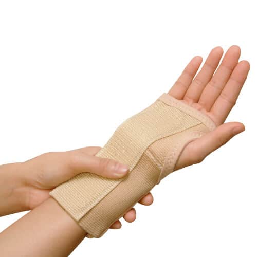A wrist splint.
